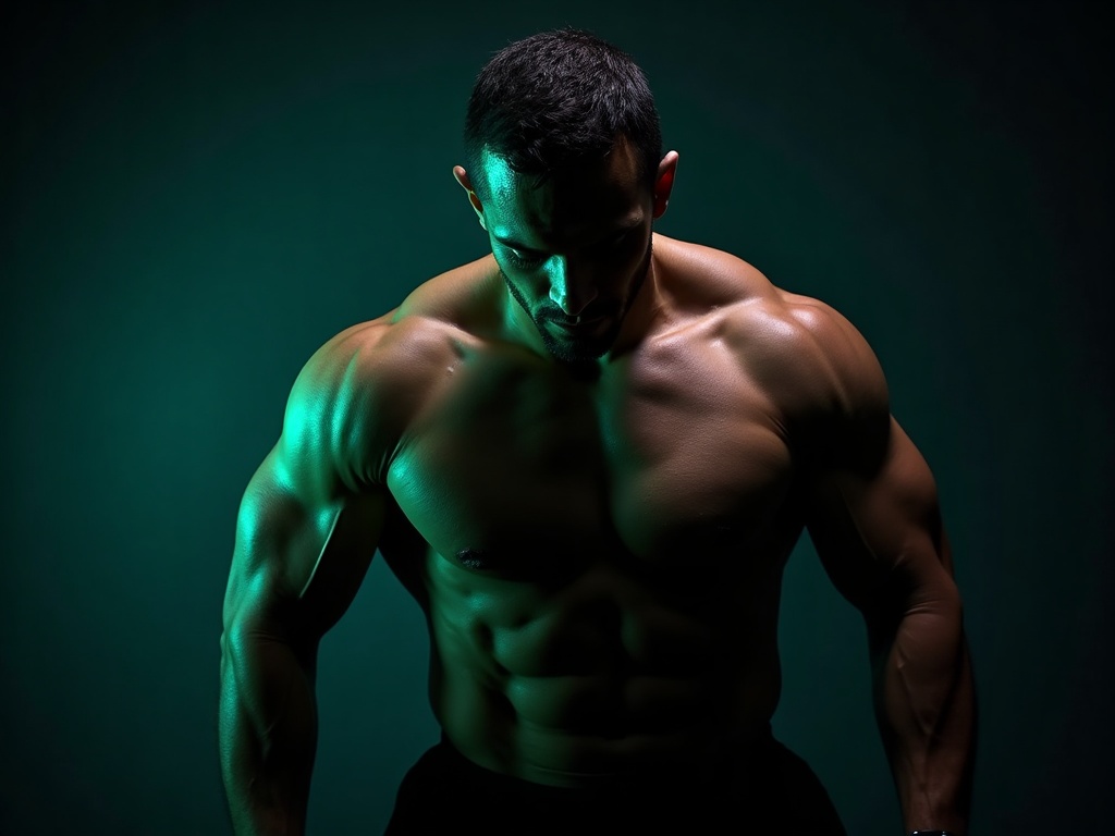 A focused athlete training with controlled full-range form