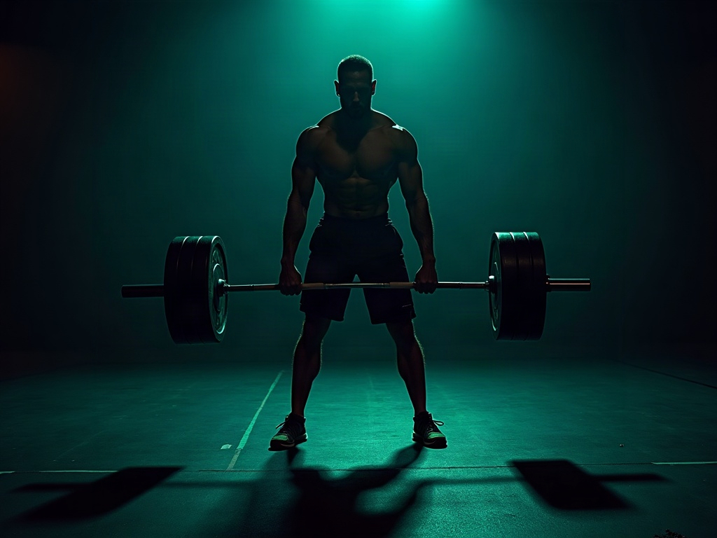 A lifter loading a single light plate onto an empty barbell for the first warm-up set